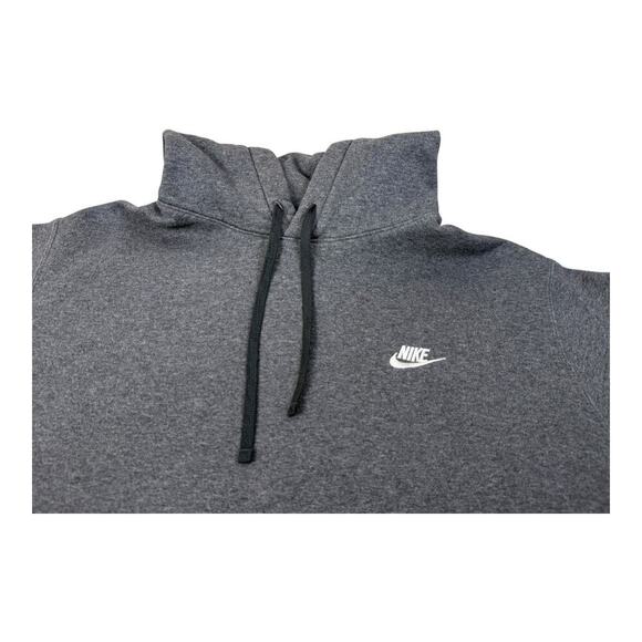 Nike Sportwear Club Fleece Pullover Grey Hoodie Sweatshirt Mens XXL - BV2654-071 - Picture 10 of 13